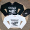 Basic Print Long Sleeves Crop Tops